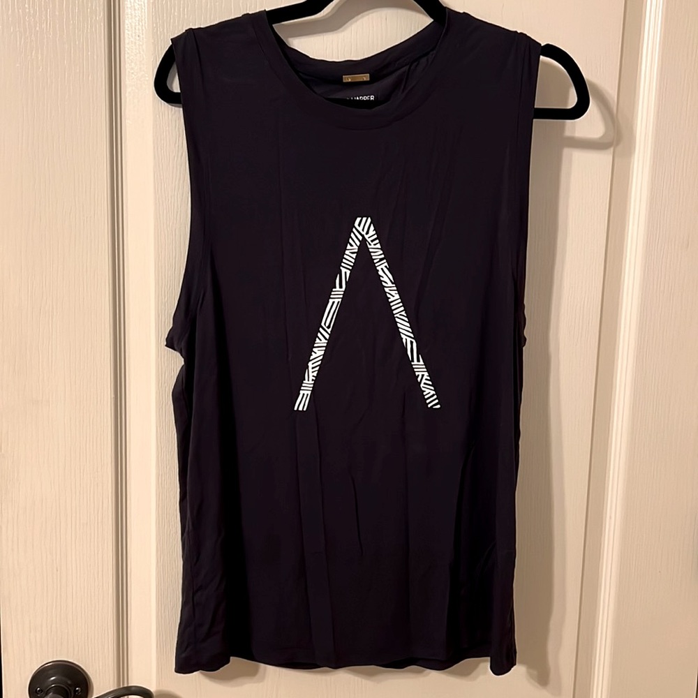 Oversized, lightweight and breathable tank.